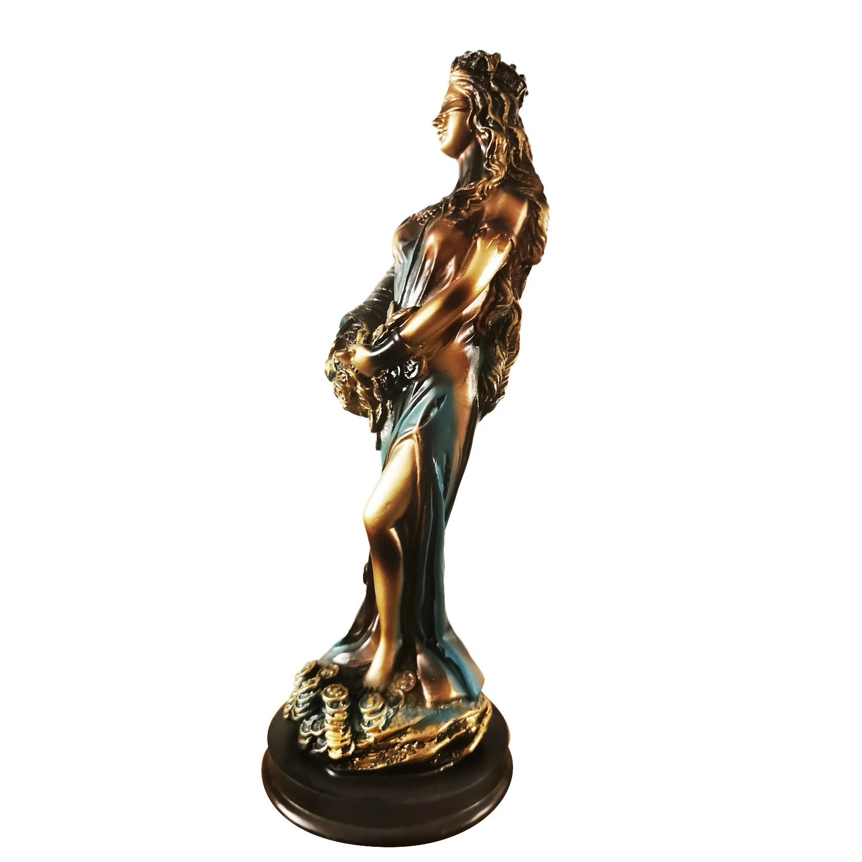 Статуя Фортуны с завязанными глазами древнегреческая римская богиня удачи