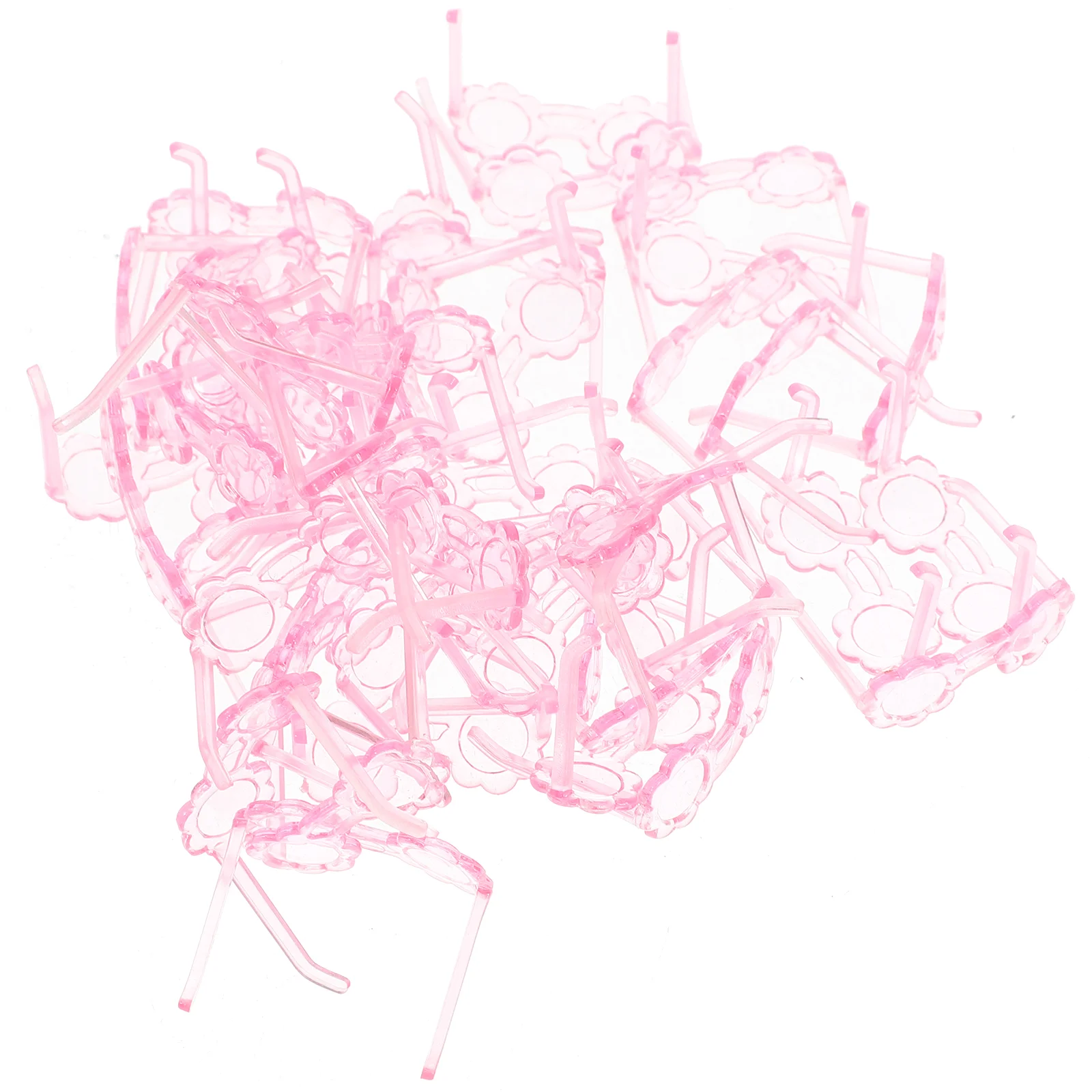 

100pcs Glasses Dolls Tiny Glasses Photo Prop Accessories