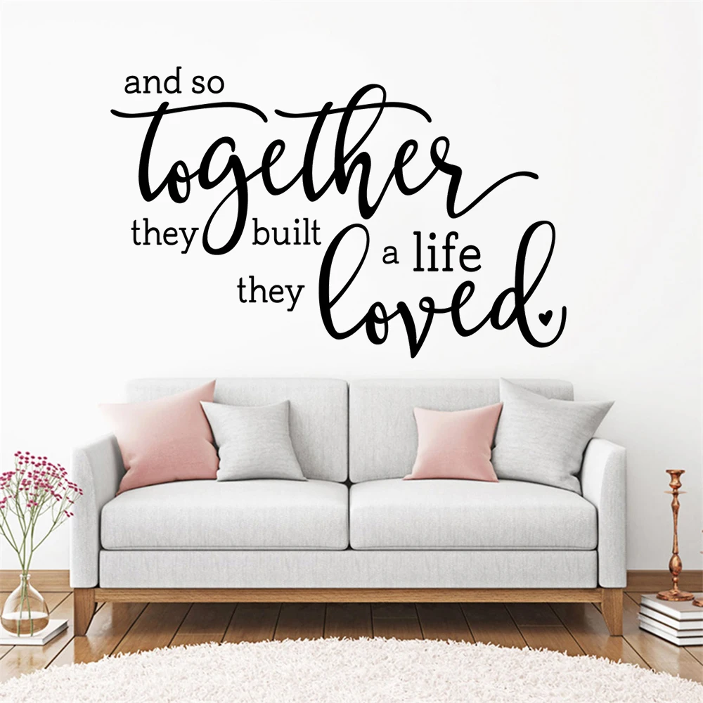 

И так далее, они создали жизнь, им очень понравились виниловые наклейки для спальни, фотообои HJ1799