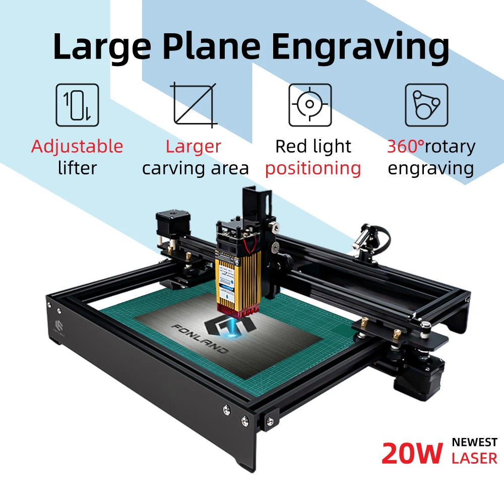 Enlarge D3 Laser Engraving CNC Automatic Laser Engraver Marking Machine for Logo Wood Steel Plastic Bamboo WIFI DIY Glass Leather