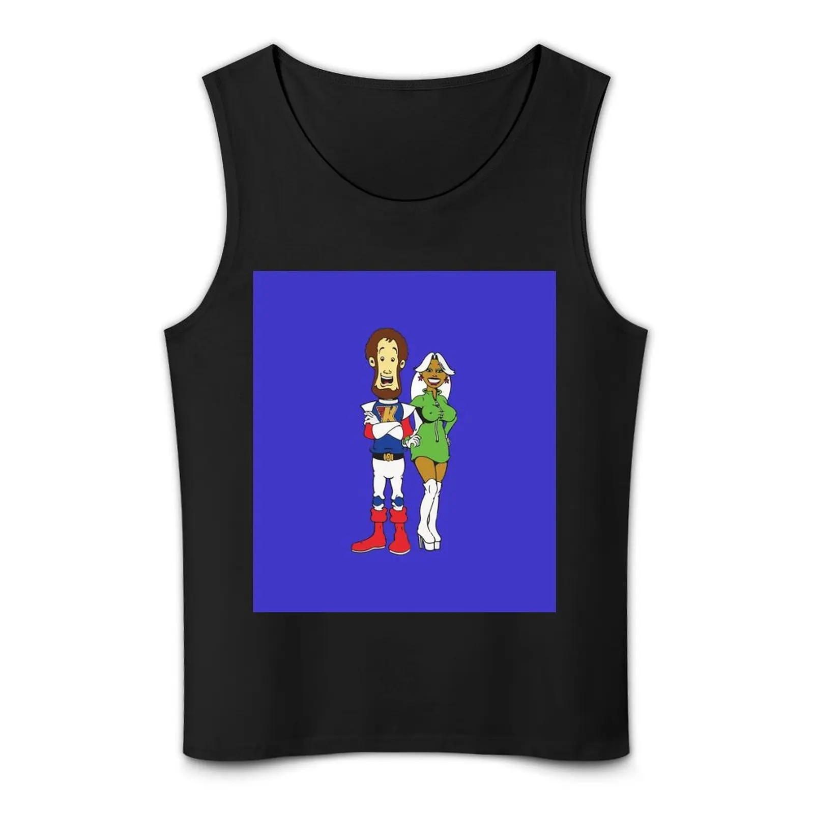 Капитан Кремmen - Kenny Everett Tank Top футболка с мышцами для бодибилдинга мужская