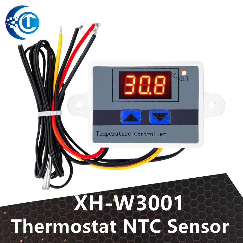 Цифровой фоторегулятор температуры 10A, 12 В, 24 В, 220 В переменного тока
