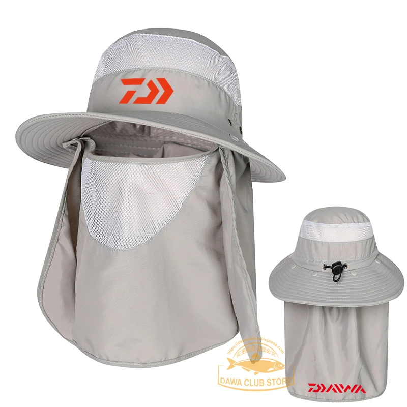 

2022 Daiwa New 360 Degree Sunscreen Fisherman Hat Summer Outdoor Mountaineering UV Protection Fishing Hat Quick-drying Sun Hat
