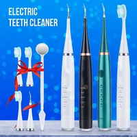 electric ultrasonic teeth cleaner dental tartar remover tooth cleaning whitening scaler dental calculus remover oral irrigators