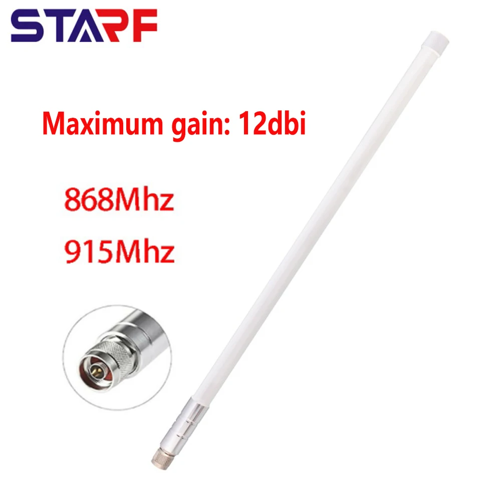 

Открытый LoRa Helium Miner WIFI антенна 868 МГц 915 МГц Макс коэффициент усиления 12dbi для Helium Hotspot HNT Miner N-Male fiberglass Omni антенна