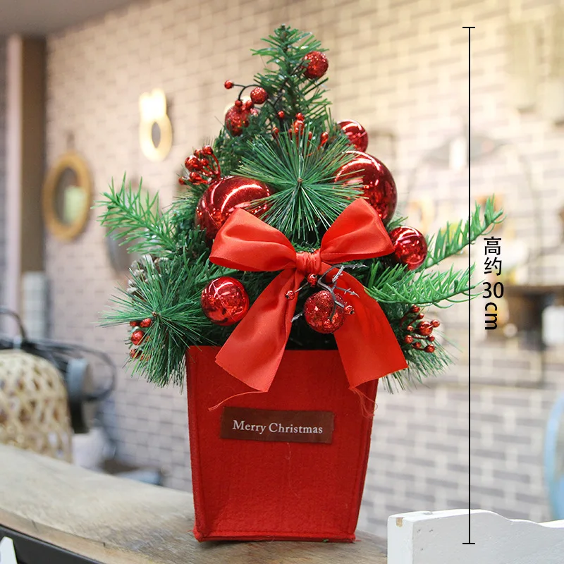 Настольная Маленькая Рождественская елка Xindie украшение Рождественский счетчик