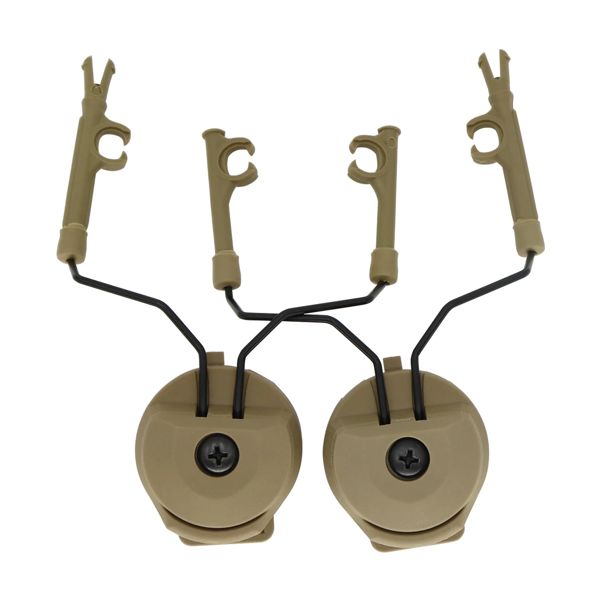 

Tactical Headset Helmet Arc Rail Adapter for Left and Right Accessories for Peltor Comtac III II Tactical Headset