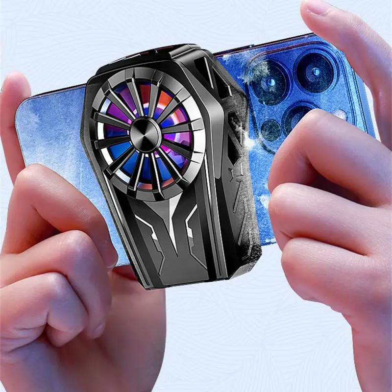 

L08 Portable Mobile Phone Radiator Phone Cooling Fan Case For PUBG Phone Cooler Phone Cooling Fan Case Mobile Phone Cooler