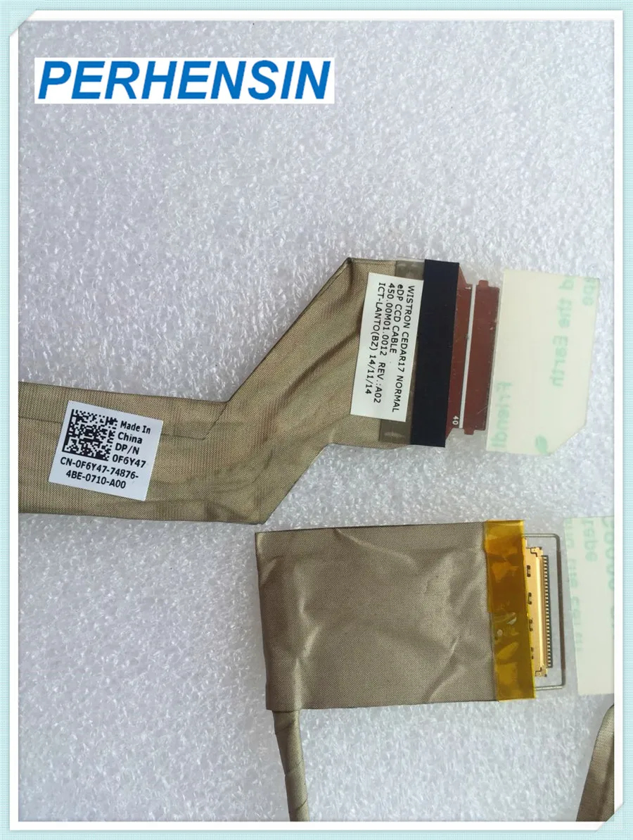 Видеокабель для Dell Inspiron 5748 LCD F6Y47 0F6Y47 450.00M01.0012