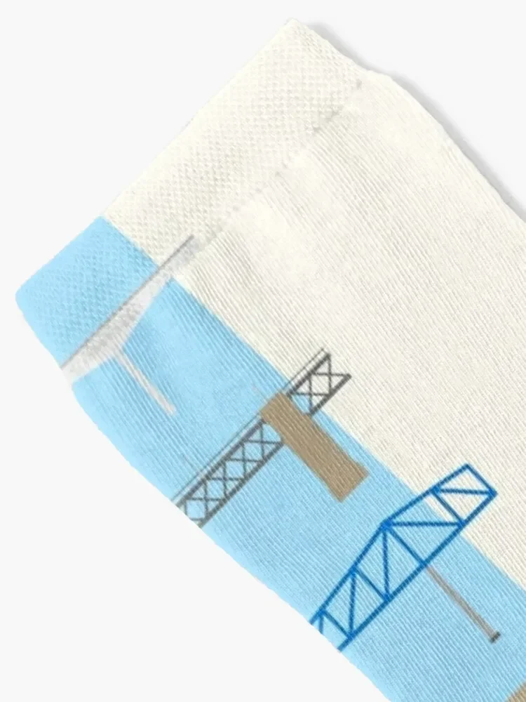 Носки Bridge of the Tyne зимние подарки Мультяшные Дизайнерские мужские носки в стиле