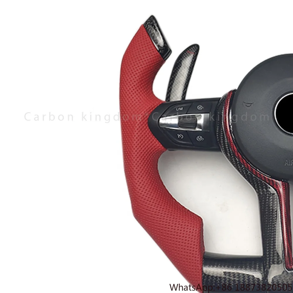 Руль из алькантары и углеродного волокна Carbon Kingdom для BMW I8 I3