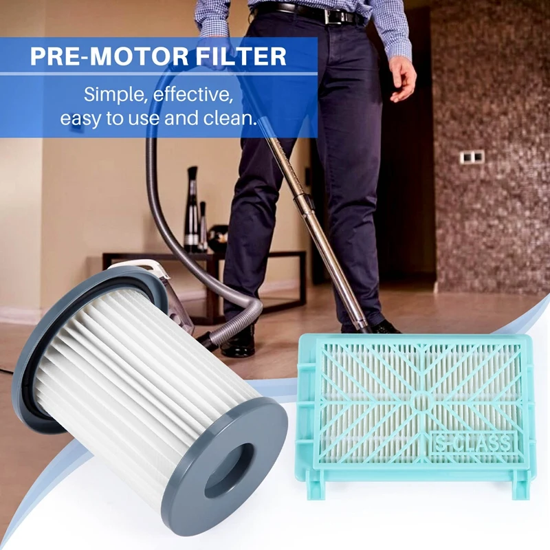 Фильтр hepa для пылесоса philips FC8740 FC8732 FC8734 FC8736 FC8738 FC8748 сменные фильтры 2 шт.