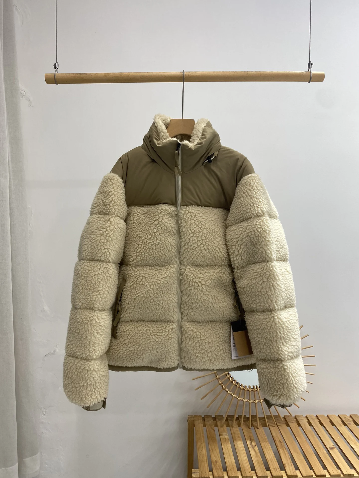 Winter Men's Down Jacket Stand Up Collar Jacket For Women Suede Fur Jacket For Women To Keep Warm, Thickened Lamb Jacket