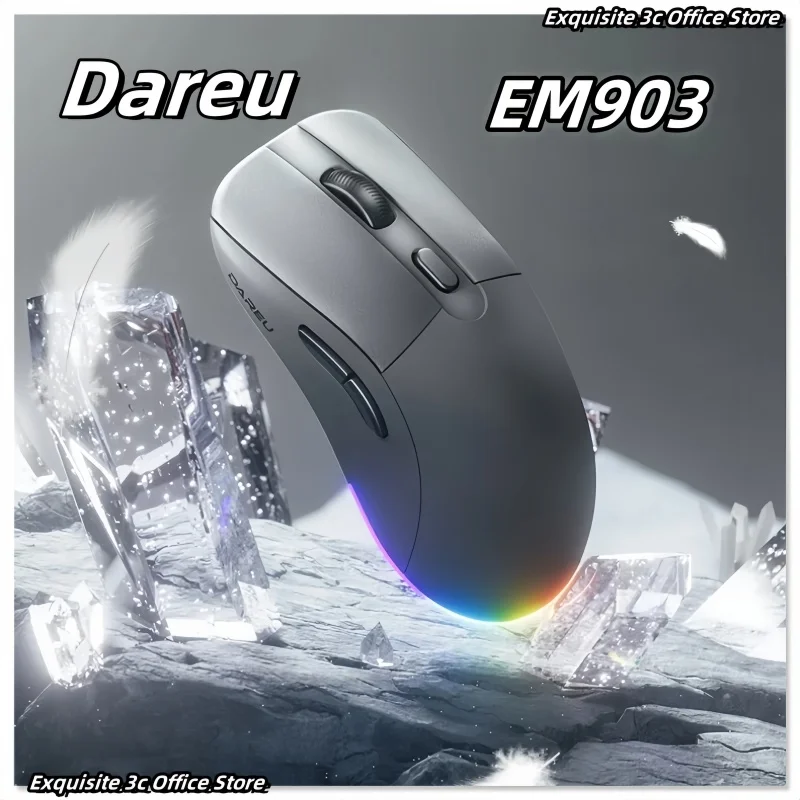 Проводная 2-режимная мышь Dareu Em903 беспроводная портативная офисная 6-скоростная