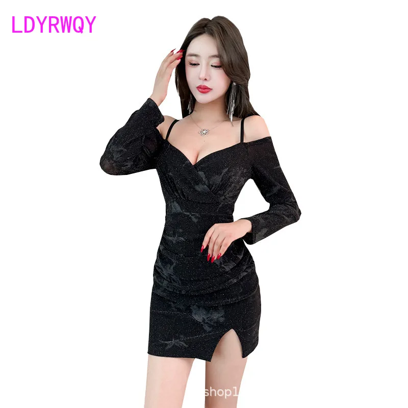 Ночной магазин сексуальное платье Женская облегающая поясная сумка на