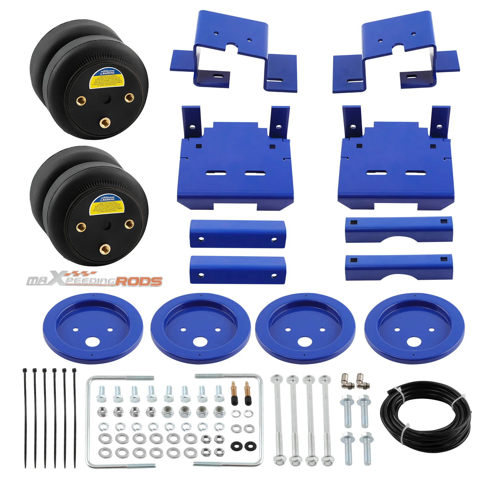 

Rear 7500lbs Air Helper Spring Suspension Kit For Dodge Ram 3500 4WD 2019 2020 2021 2022