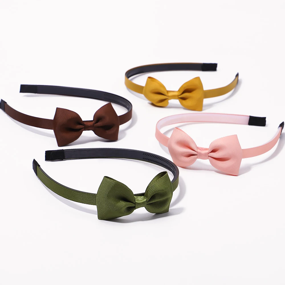 Детская Повязка Для Волос С Бантом Нескользящая Эластичная На Голову Девочек