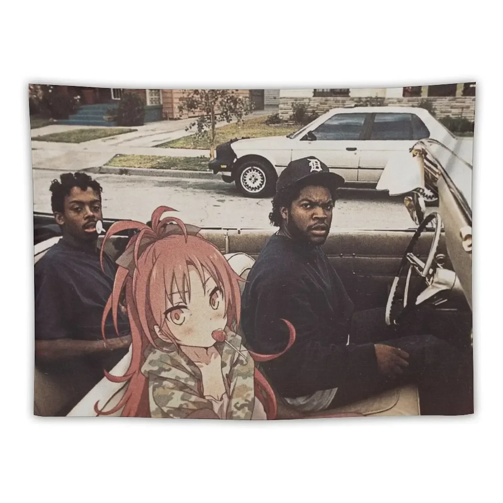 Waifuz n the Hood Feat Kyoko Sakura Гобелен Подвесной Настенный Забавный