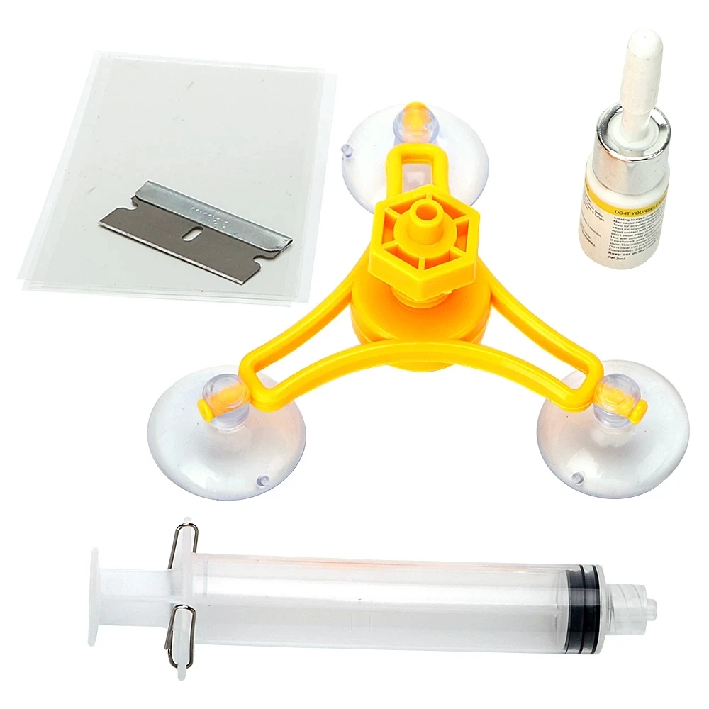 

Инструмент для ремонта автомобильных стекол, набор для ремонта ветрового стекла, автомобильный аксессуар для чип трещины, «сделай сам», пол...