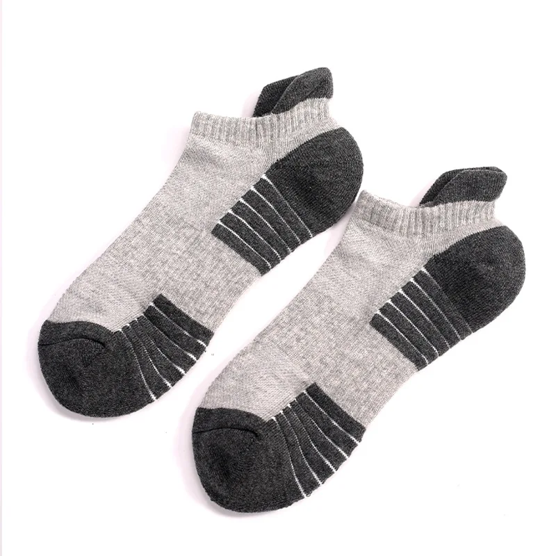 Thickened Running Sock Non-slip Combed Cotton Socks 6 PAIRS Sweat-absorbent Breathable Sport Hiking Socks Running Cycling Hiking