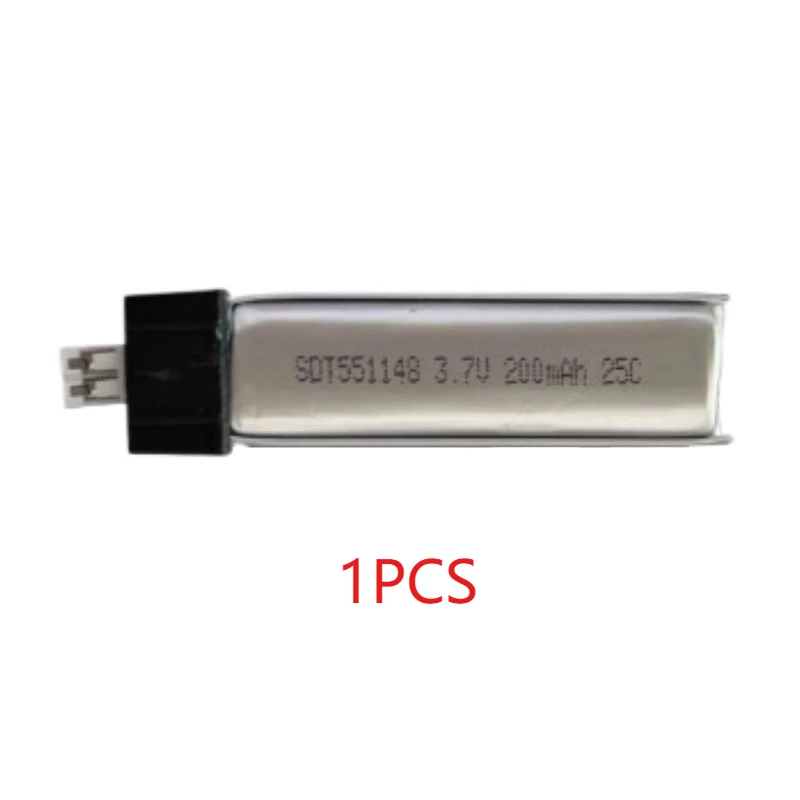 Фото Аккумулятор LiPo 3.7V 200mAh сверхвысокой емкости для радиоуправляемых вертолетов WLtoys V911, V911-1, V911-2 4Ch, 1-5 шт. №4