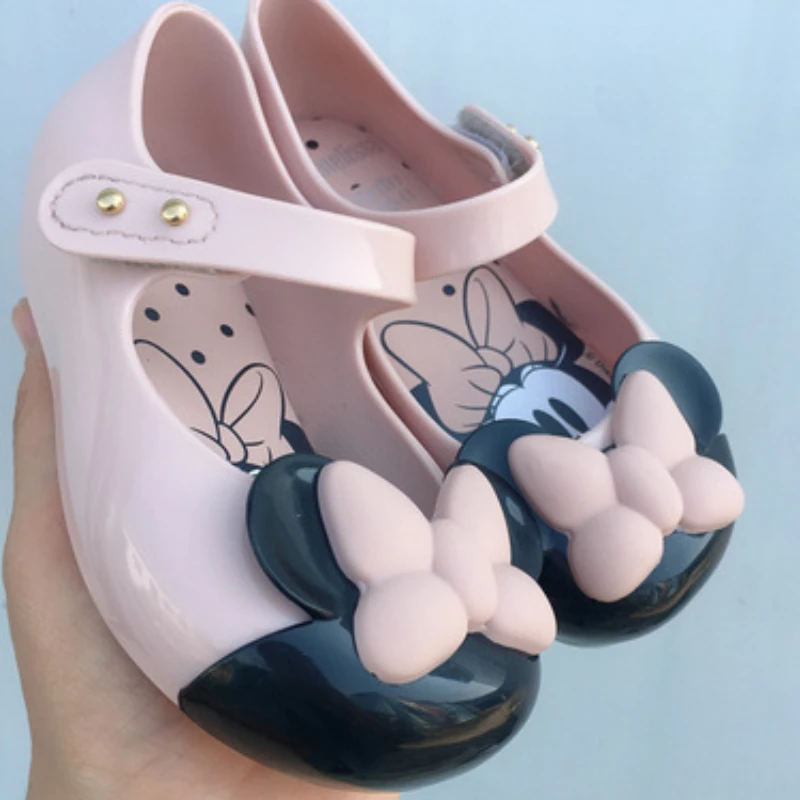 Новинка 2021 детская обувь Mini Melissa сандалии-желе с Микки Маусом и Минни Симпатичные