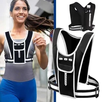 reflective running vest lightweight chest pouch for men and women running jogging training outdoor climbing vest d3h8