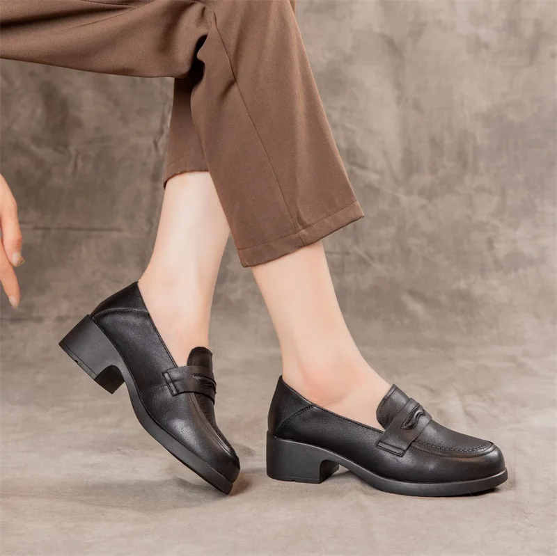 

Women's Shoes Platform Clogs Basic Hoof Heels Rubber Med PU Women's Shoes Platform Clogs Basic Hoof Heels PU Rubber