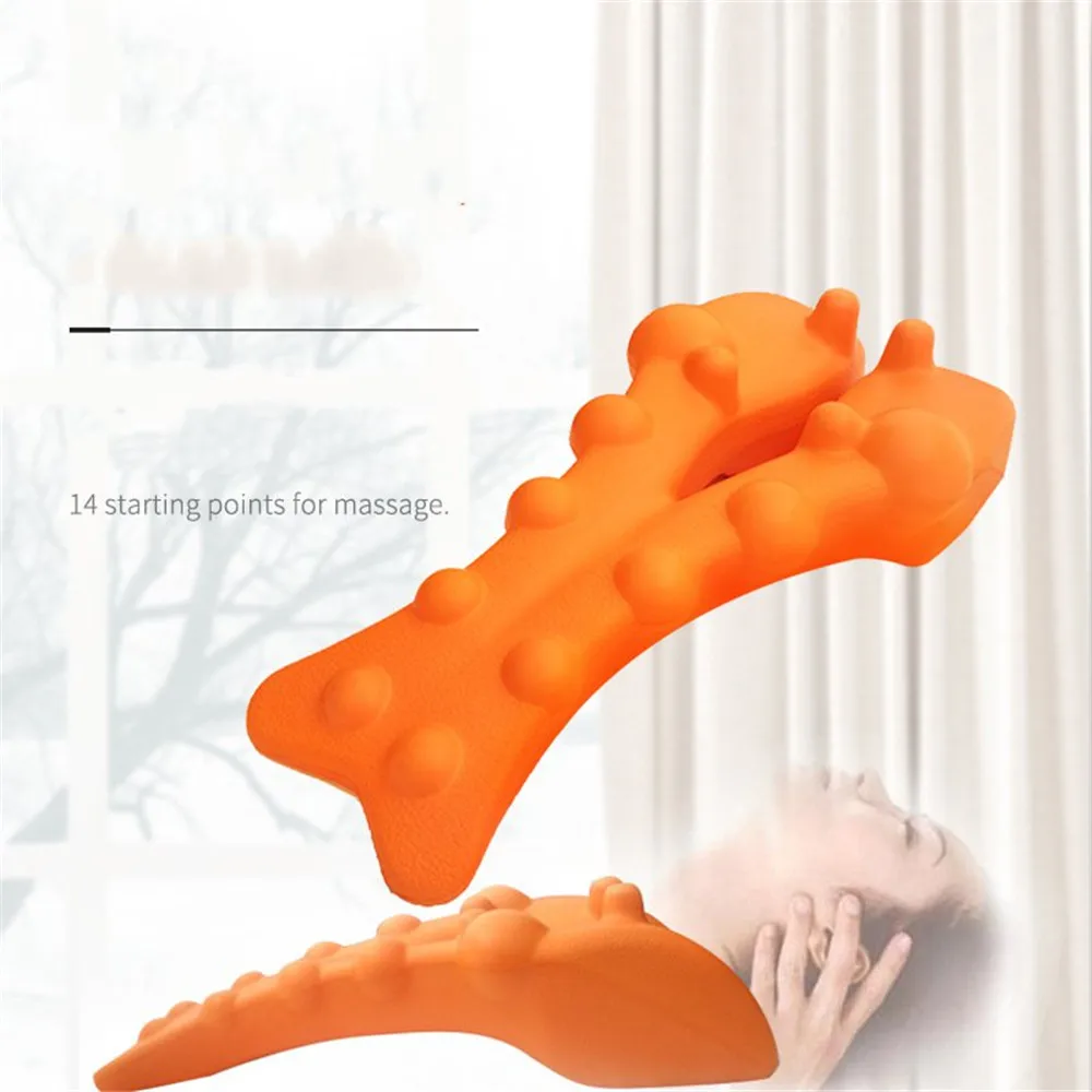 

Correct Cervical Vertebra Lumbar Traction Straight Spine Spine Relax Back Massage Board Health Care Back Stretching Device