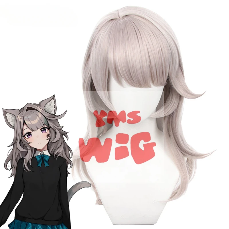 YMS WIG Синтетические волосы Lynette Косплей Парики Genshin Impact Детство 60 см Длинный прямой