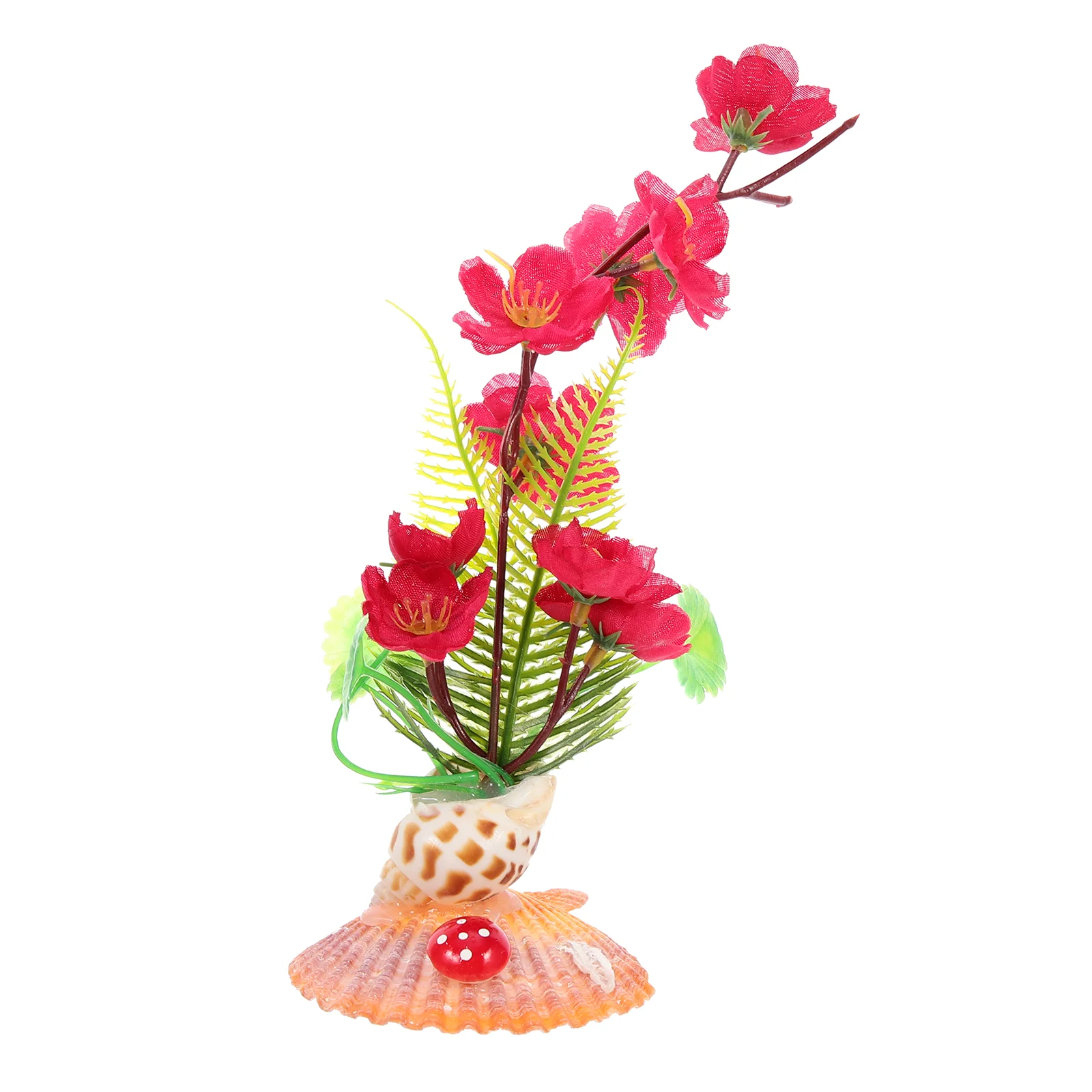 

Sushi Plate Flower Decorationsdecoration Decor Plum Artificial Sashimi Aquarium Ornament Fake Flowers Table Tank Fish Restaurant