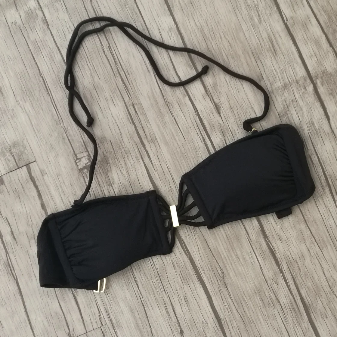 damska bikini czarny bezczelny dół niskiej talii seksowne stroje kąpielowe zestawy strój kąpielowy Biquini brazylijskie