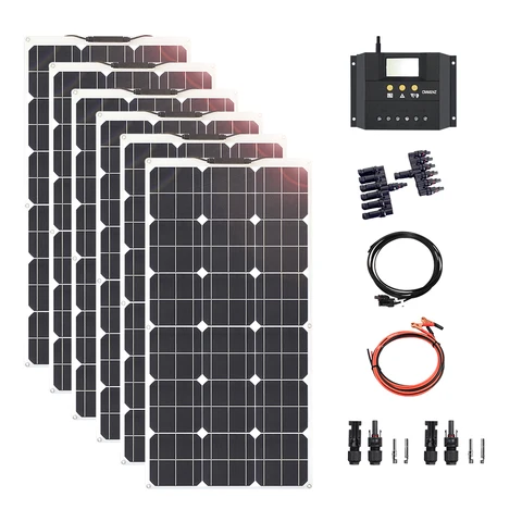 Гибкая солнечная панель 100W-1000W