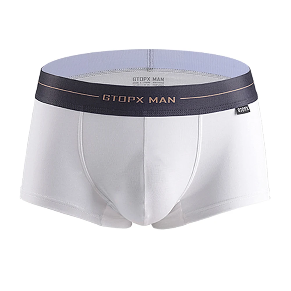 

Men Underwear Cotton U Convex Pouch Sports Boxer Briefs Shorts Trunks Underpants Breathable Panties Stretch Boxershorts Man