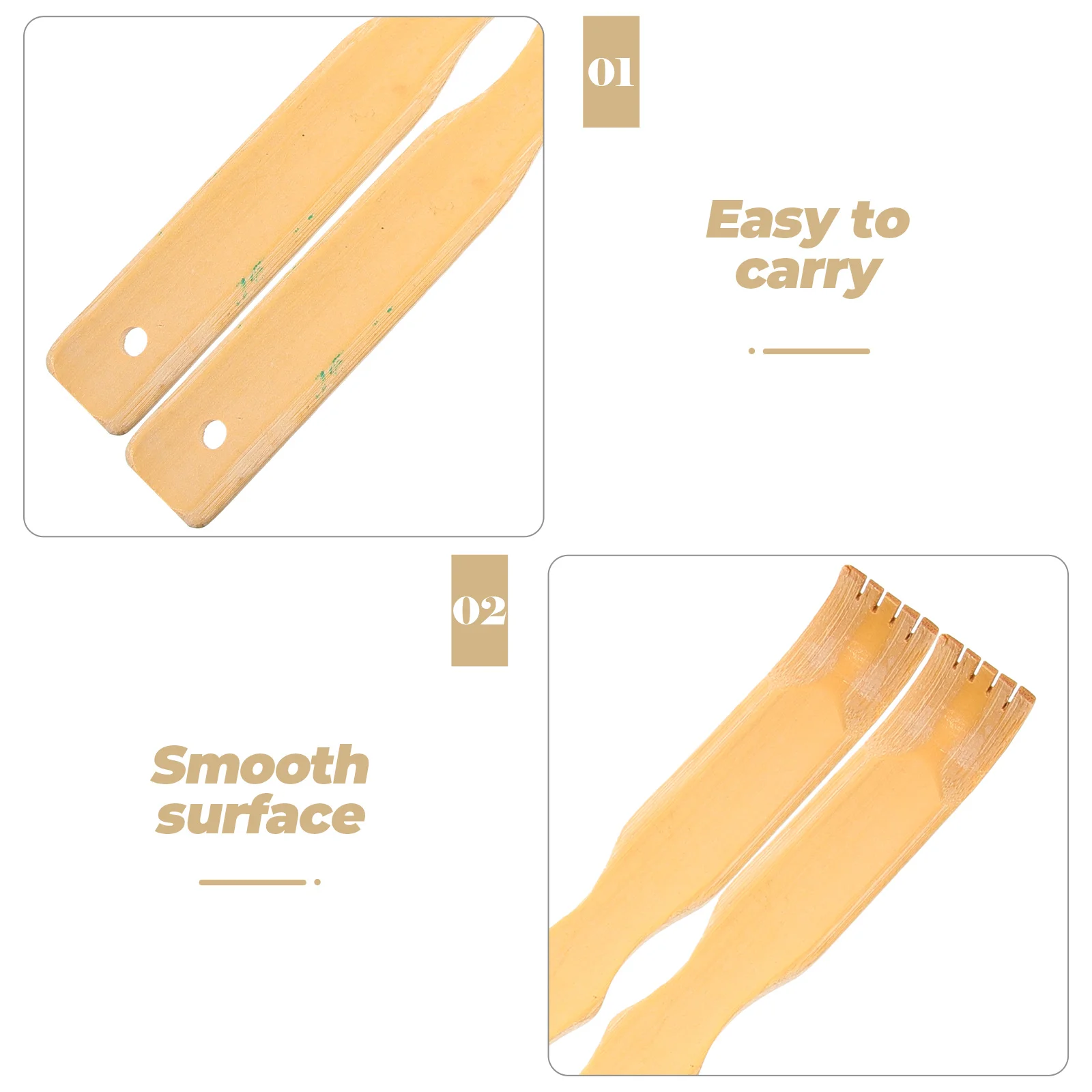 Эргономичный массажер для тушения спины длинный бамбуковый инструмент царапин