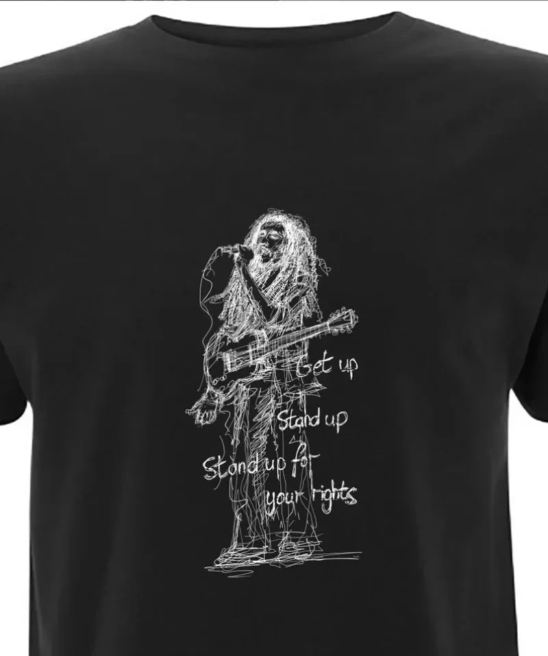 Футболка Bob Marley Reggae 2025 года мужская футболка подарки для мужчин хлопковая