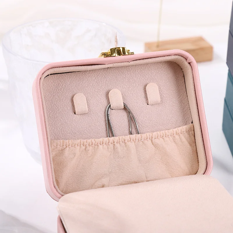 Girls Jewelry storage box earrings studs necklaces hand accessories box household small luxury jewelry Packaging & Display box