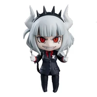 in stock genuine gsc nendoroid anime game helltaker lucifer q version action figure model active joint collect ornaments kid toy