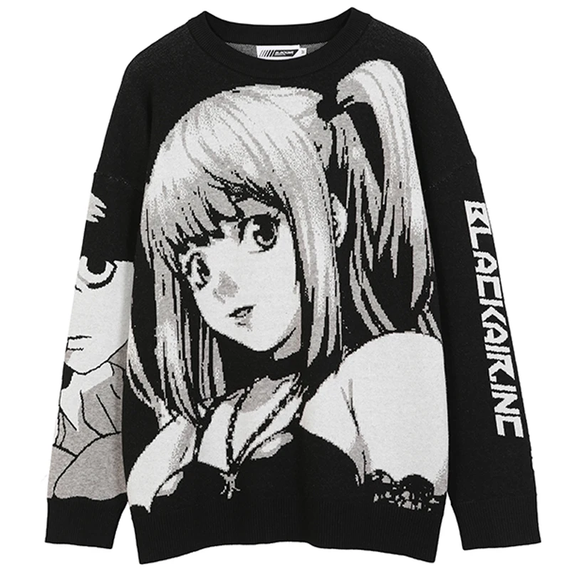 

F GIRLS Anime Death Note Misa Cosplay Costumes Amane Imitation Sexy Tops Sweater Uniform Anime Loose Sweater Suits