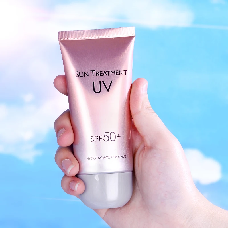 Солнцезащитный отбеливающий крем для лица SPF 50 и всего тела антивозрастной