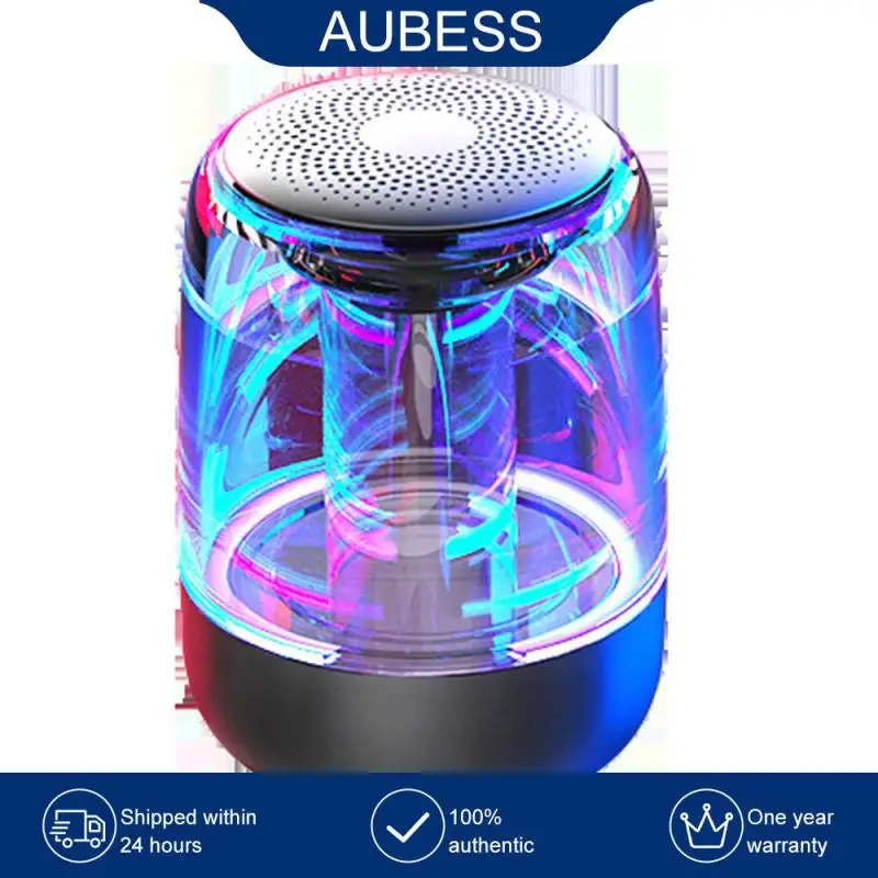 

Bass Audio 6d Variable Color Lights Portable Tws Speaker 6d Surround Led Rgb Night Light Wireless Speakers Hifi Stereo