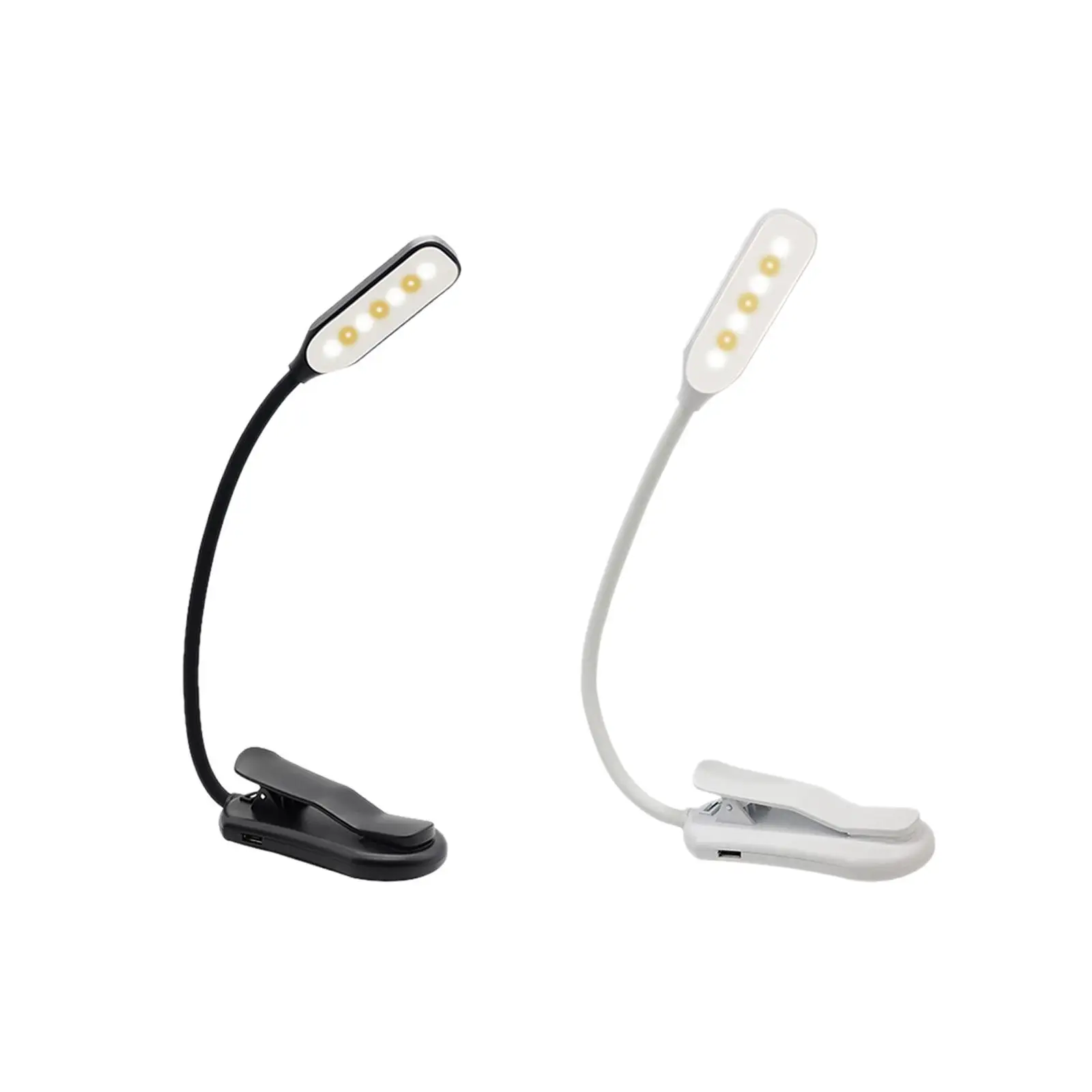 

Clip on Light Flexible Gooseneck Desk for Readers Tabletop Piano