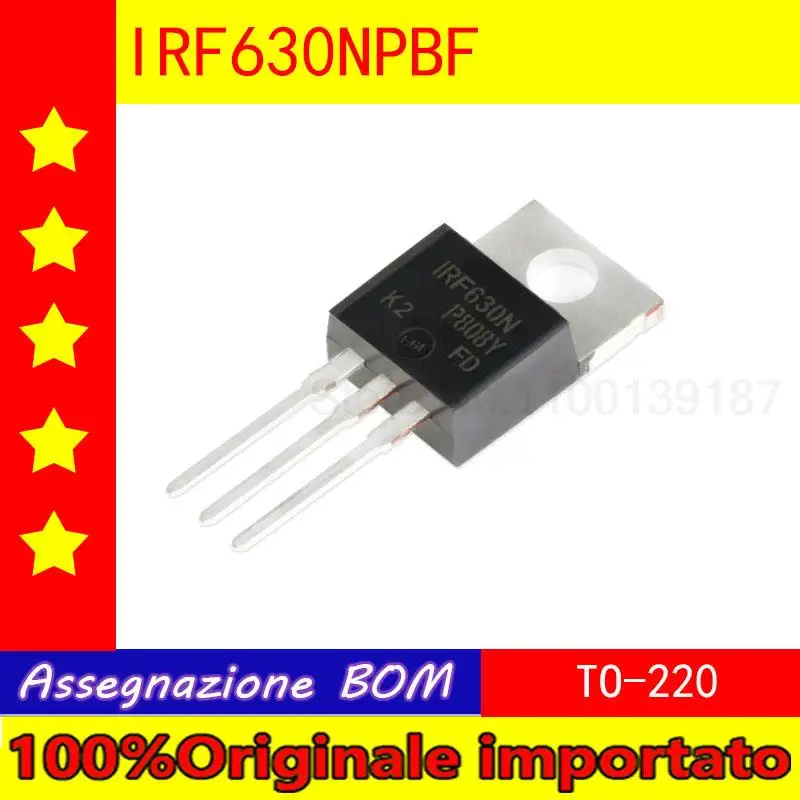 10 шт./лот домашняя мебель IRF630NPBF до 200-220 - N канал MOSFET v/9,2 A прямой