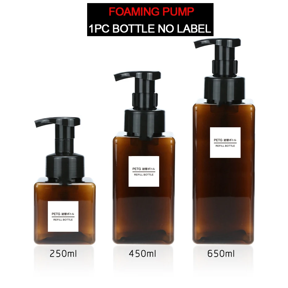 

Многоразовые бутылки для мыла 250/450/650 мл