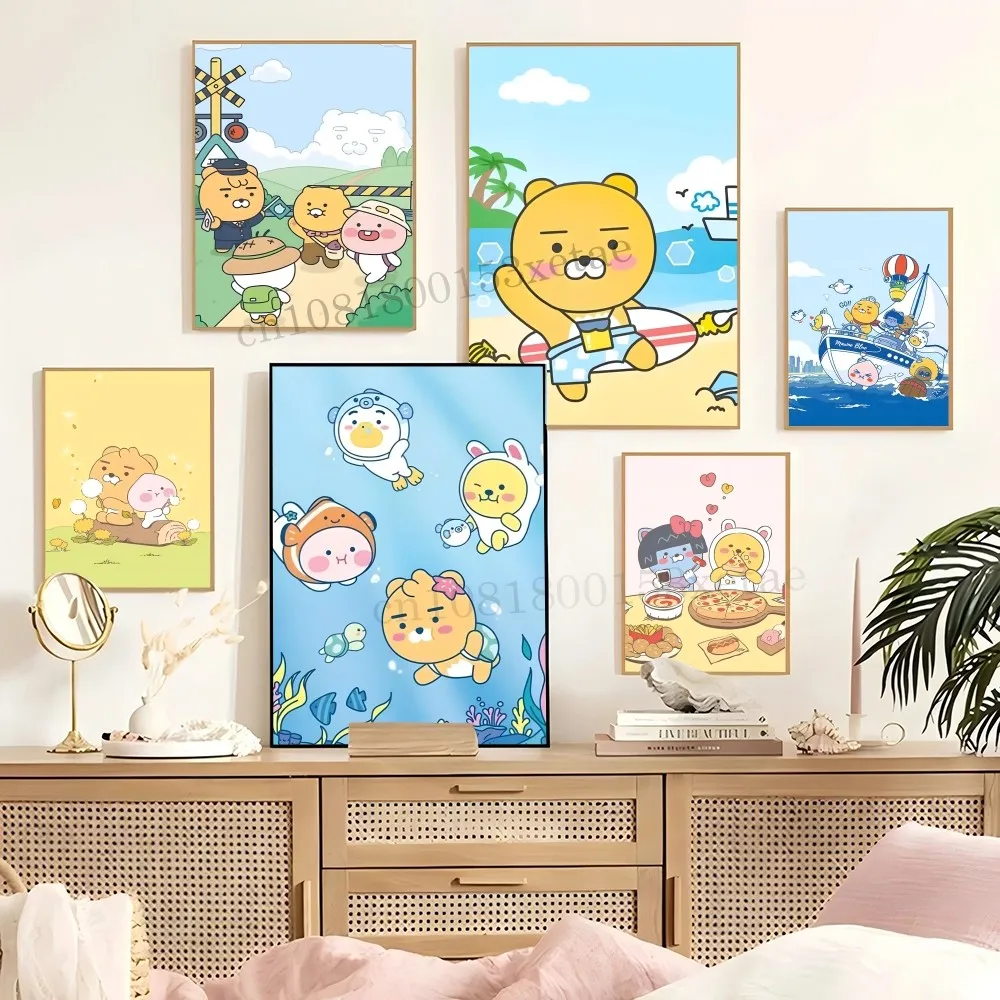 Милый Постер к-какалос F-Friends бумажный постер с принтом для дома гостиной спальни
