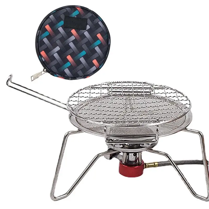 

Подставка для гриля из нержавеющей стали, складная решетка, складной аксессуар для кемпинга, рыбалки, активного отдыха, готовки