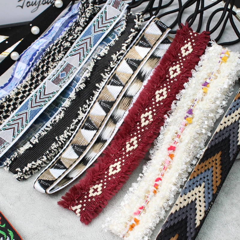 Южная Корея Этнический Sle Тотем Цветок Этническая Мода Повязка Для Волос Простая