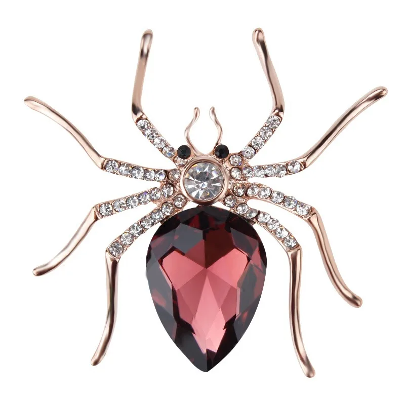 

Crystal Spider Brooches Luxurious Rhinestone Insect Brooches Clothing Dress Bag Accessories Party Jewelry Gifts
