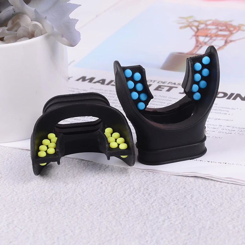 

Scuba Diving Silicone W/ Color Tab Replacement Regulator Snorkel Fit Mouth Piece