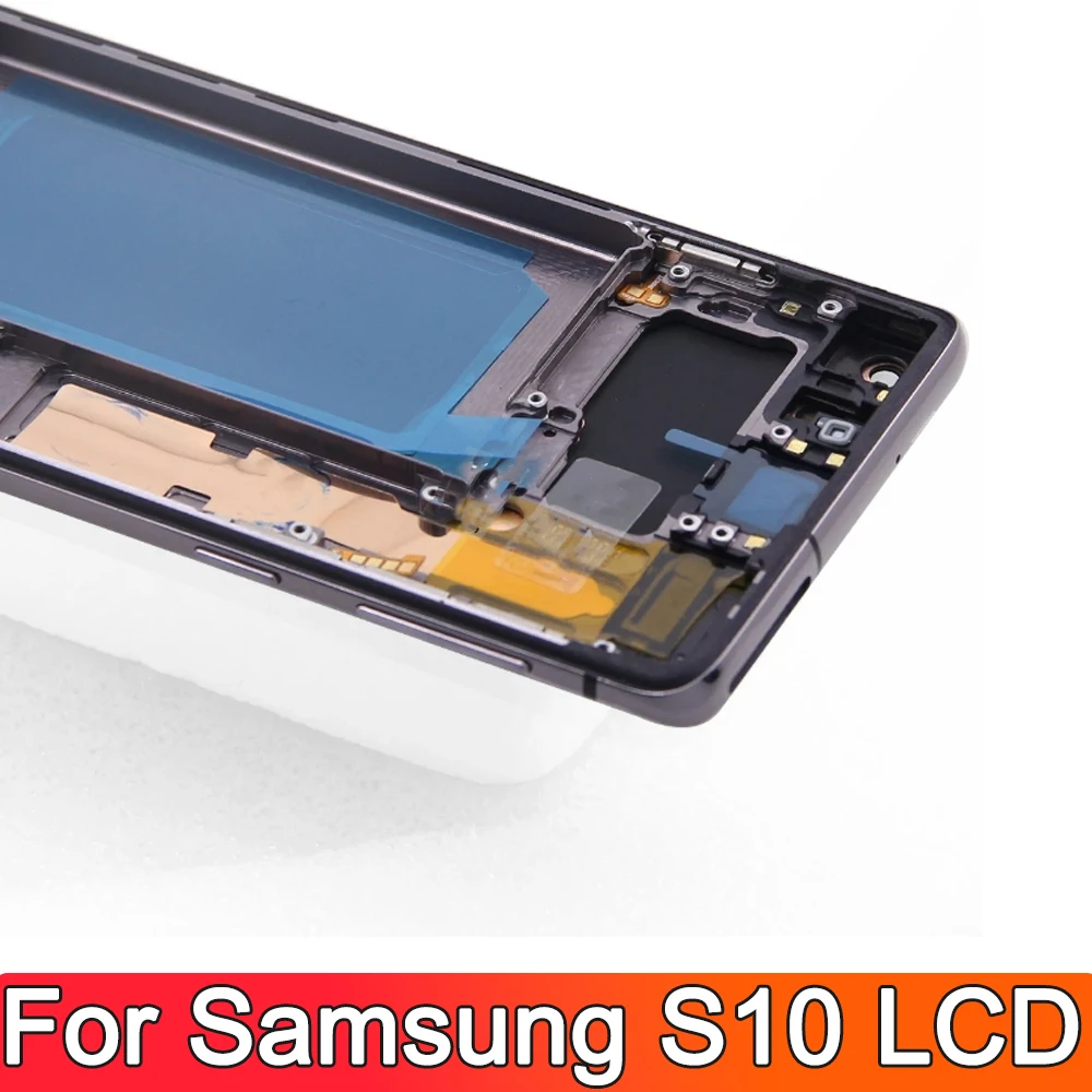 OLED для Samsung Galaxy S10 2019 SM-G9730 G973F ЖК-дисплей дигитайзер сенсорного экрана в сборе